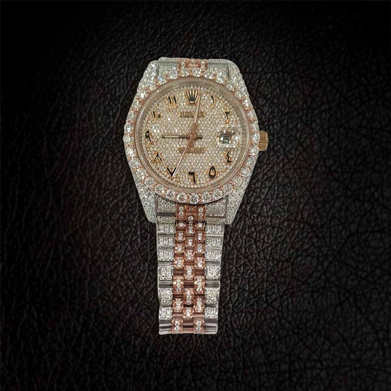 Automatic Bust Down Moissanite Elegant Watch