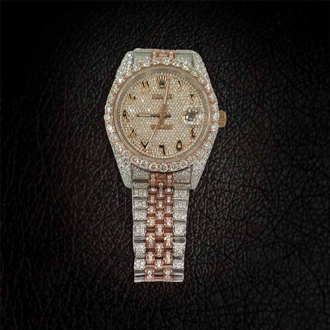 Automatic Bust Down Moissanite Elegant Watch
