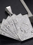 VVS1 Clarity Moissanite Diamond Tash Card Hip Hop Pendant