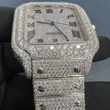Iced Out Bust Down Moissanite Hip Hop Watch