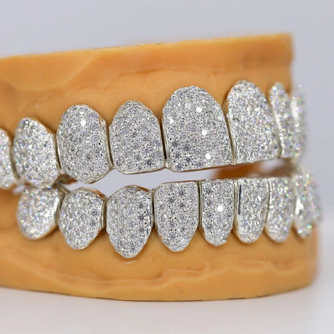 Ice Out Hip Hop Moissanite Diamond Grillz