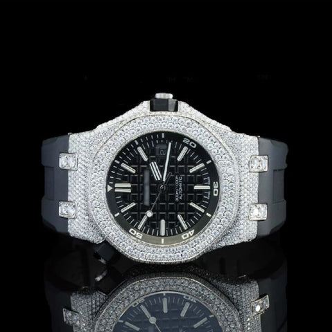 D Color Moissanite Diamond Watch For Men's