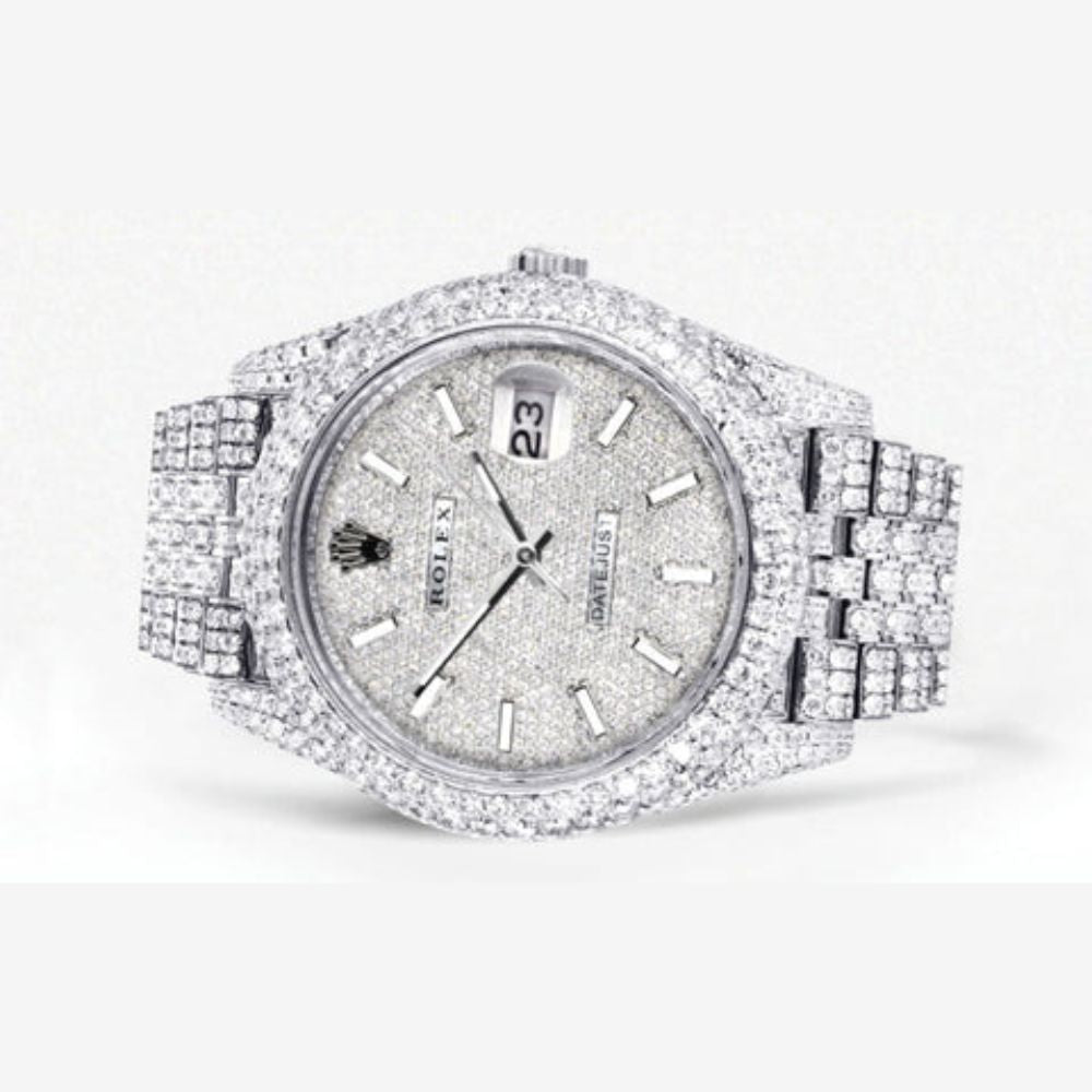 Hip Hop Automatic Fully Iced Out Moissanite Classic Watch