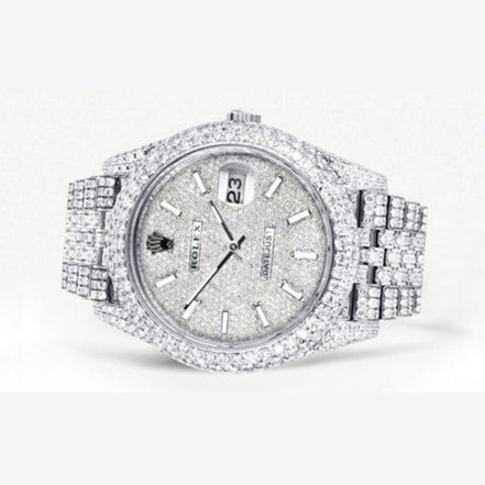 Hip Hop Automatic Fully Iced Out Moissanite Classic Watch