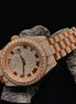 Roman Dial Datejust Hip Hop Moissanite Watch