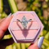 Marquise Cut Solitaire Diamond Ring