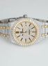 D Color Bust Down Stainless Steel Hip Hip Watch