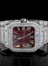 Fully Iced Out Moissanite Diamond Classic And Fancy Watch