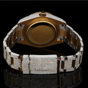 Chrono Dial Moissanite Hip Hop Automatic Watch
