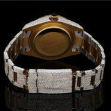 Chrono Dial Moissanite Hip Hop Automatic Watch
