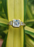 Asscher Cut Lab Grown Five Stone Ring For Women