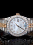 Custom Date Just Moissanite Diamond Daily Wear Watch