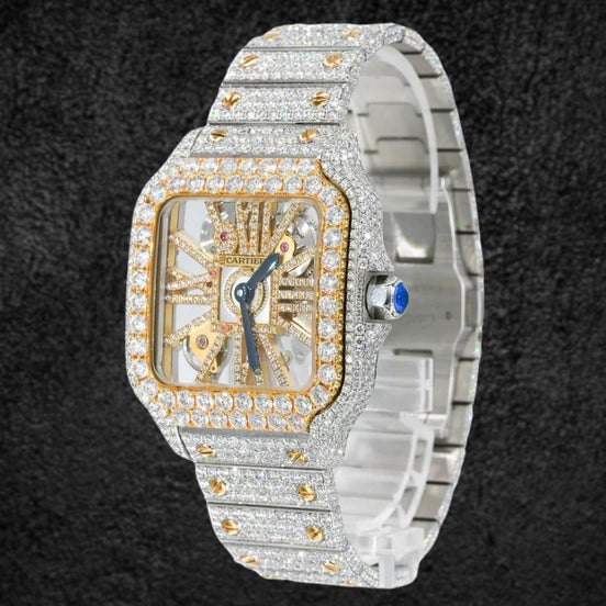 Skeleton Moissanite Diamond Luxury Hip Hop Watches