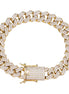 Colorless Moissanite Classic Miami Cuban Link Bracelet