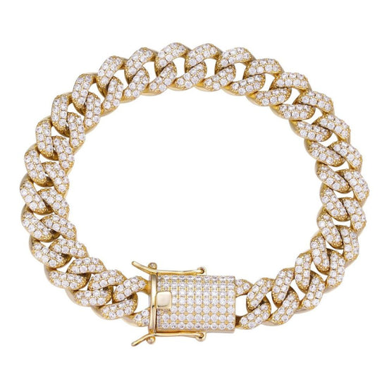 Colorless Moissanite Classic Miami Cuban Link Bracelet