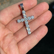 Customize Moissanite Hip Hop Cross Pendant