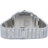 Colorless Moissanite Roman Dial Hip Hop Watch