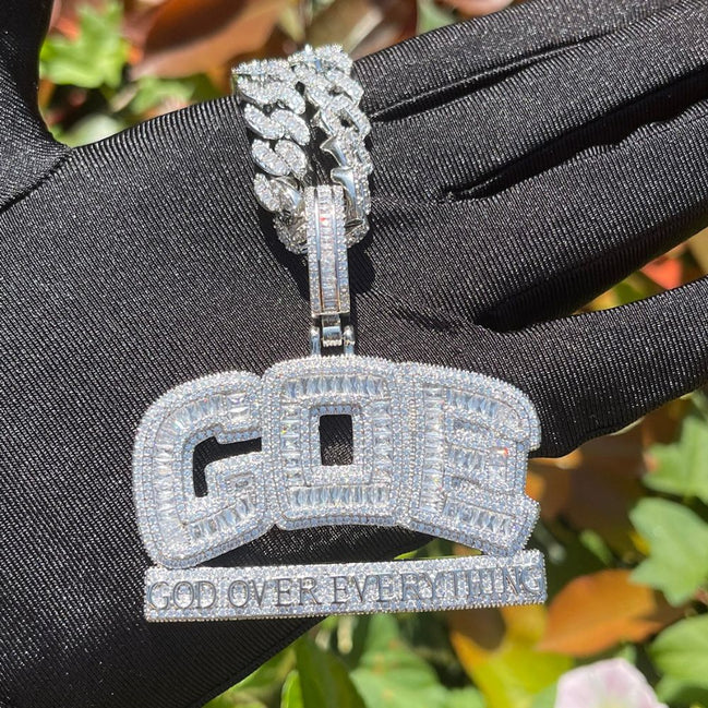 Rapper Style Moissanite Diamond Customize Pendant Necklaces