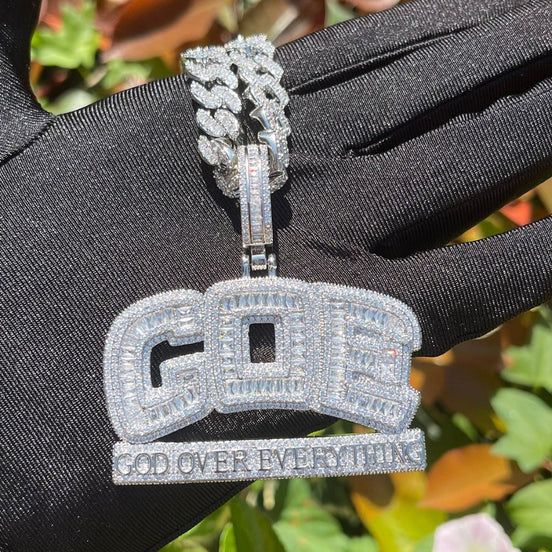 Rapper Style Moissanite Diamond Customize Pendant Necklaces