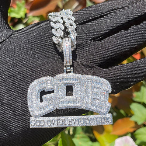 Rapper Style Moissanite Diamond Customize Pendant Necklaces