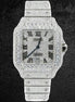 Fully Iced Out Moissanite Luxury Hip Hop Watch