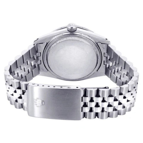 Black Arabic Jubilee Band Automatic Moissanite  Watch Gift For Men's
