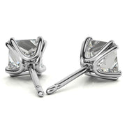 Princess Cut Moissanite Small Stud Earrings For Her