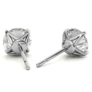 Daily Wear Round Moissanite Stud Small Earrings