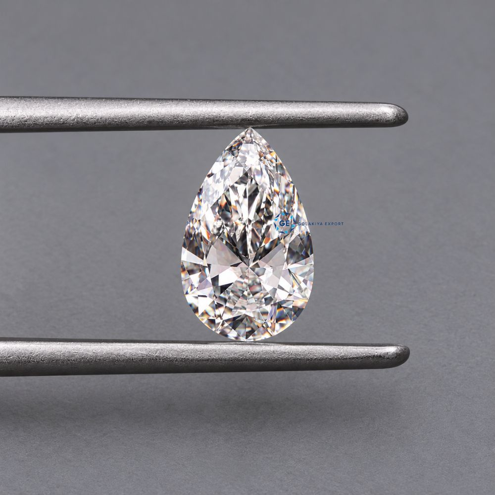 Lab Grown Pear Cut Diamond, 1 to 6 Carat Lab Grown Diamond