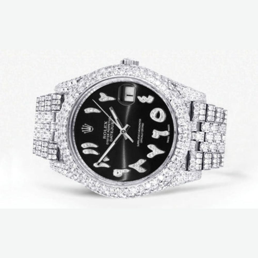 Iced Out Automatic Classic Moissnaite Wrist Watch