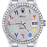 Automatic Stainless Steel Elegant Moissanite Fancy Watch