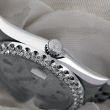 Arabic Number Date Just Automatic Moissanite Watch