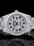 Full Iced Out Moissanite Date Just Stylish Wrist Watch For Men's