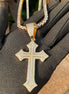 Arrow Cross Customize Men's Moissanite Pendant