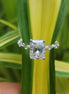 Radiant Cut Lab Grown Engagement Ring White Gold Wedding Ring