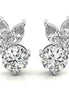 Premium Round & Marquise Moissanite Stud Earrings