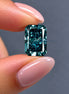 Blue Radiant Cut Lab Grown Diamond, IGI Certified Diamond