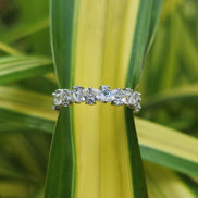 Marquise & Round Cut Lab Grown Diamond Full Eternity Band