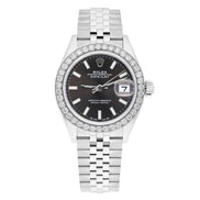 Datejust Black Color Dial Automatic Watch For Men's