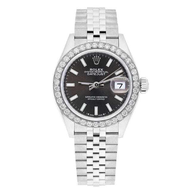 Datejust Black Color Dial Automatic Watch For Men's