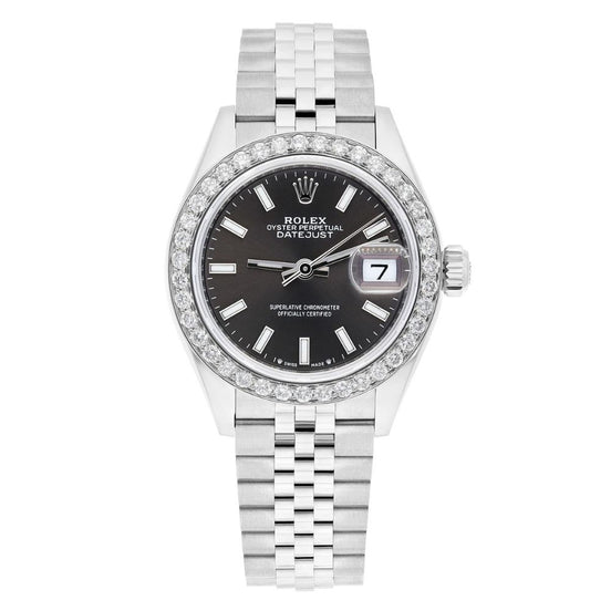 Datejust Black Color Dial Automatic Watch For Men's