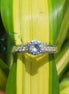 Channel Set Lab Grown Diamond Ring Solitaire Ring