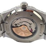 Bust Down Moissanite Dual Tone Classic Watch For Men's