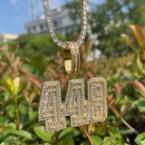 925 Sterling Silver Moissanite Diamond Luxury Iced Out Pendant