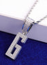 Moissanite Diamond Customize Letter Pendant