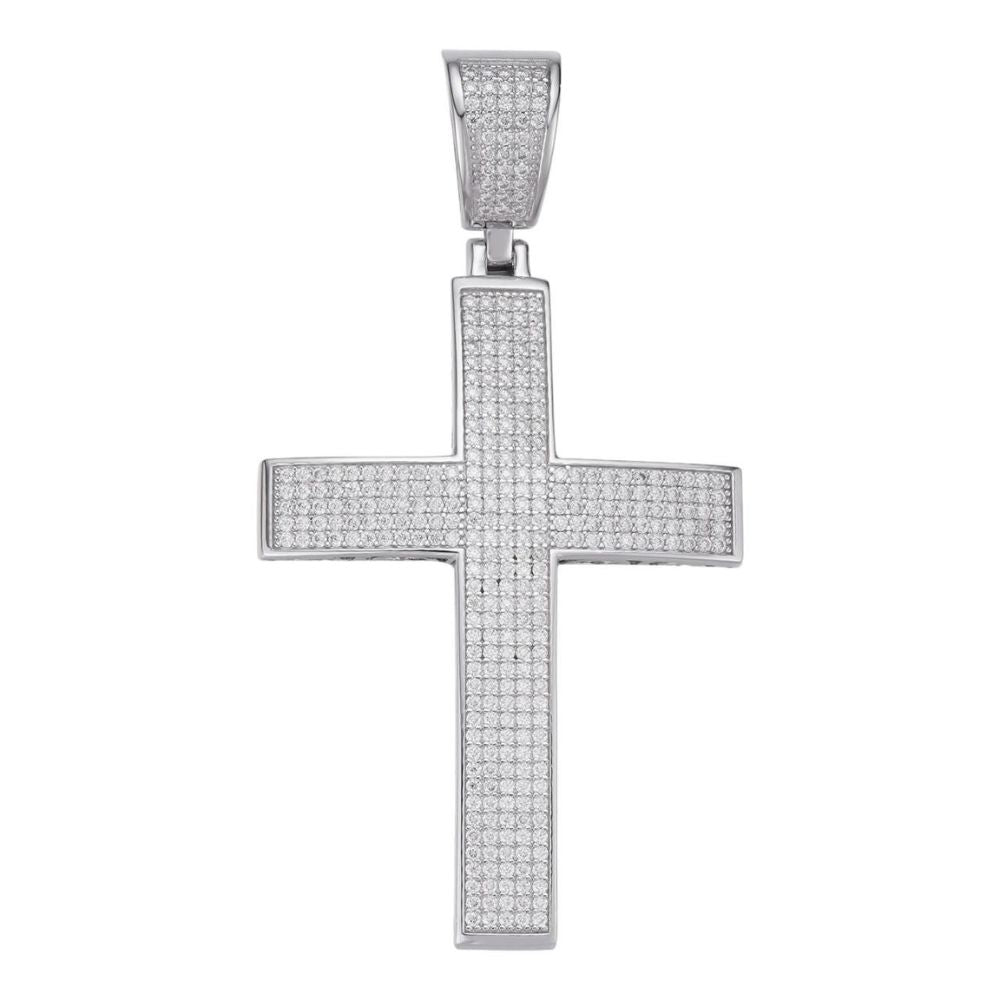 925 Sterling Silver Criss Cross Classic Pendant