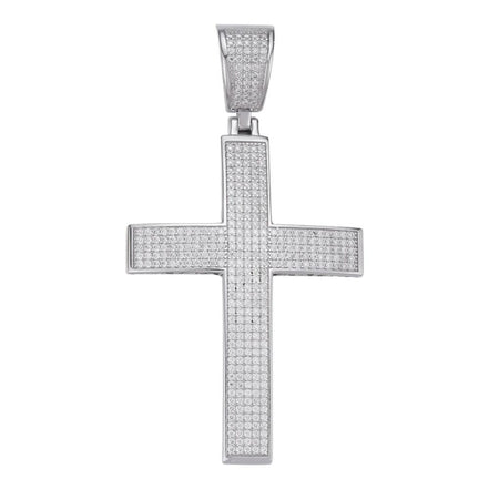 925 Sterling Silver Criss Cross Classic Pendant