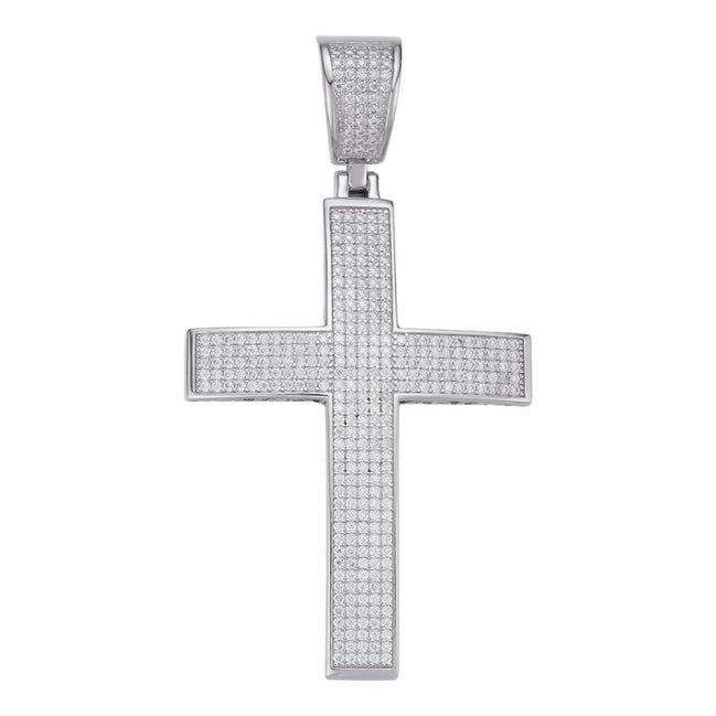 925 Sterling Silver Criss Cross Classic Pendant