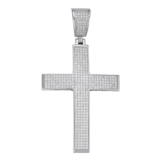 925 Sterling Silver Criss Cross Classic Pendant