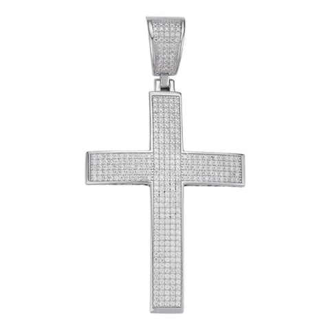 925 Sterling Silver Criss Cross Classic Pendant